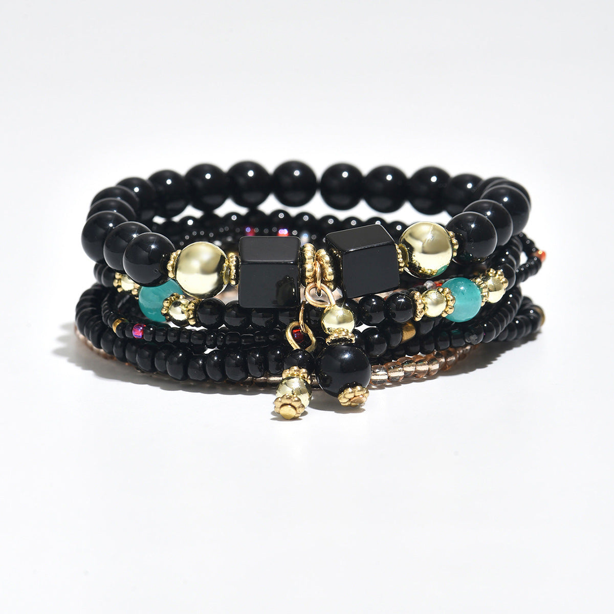 Bohemian Layers That Laugh in Color – Joy Beaded Bracelet