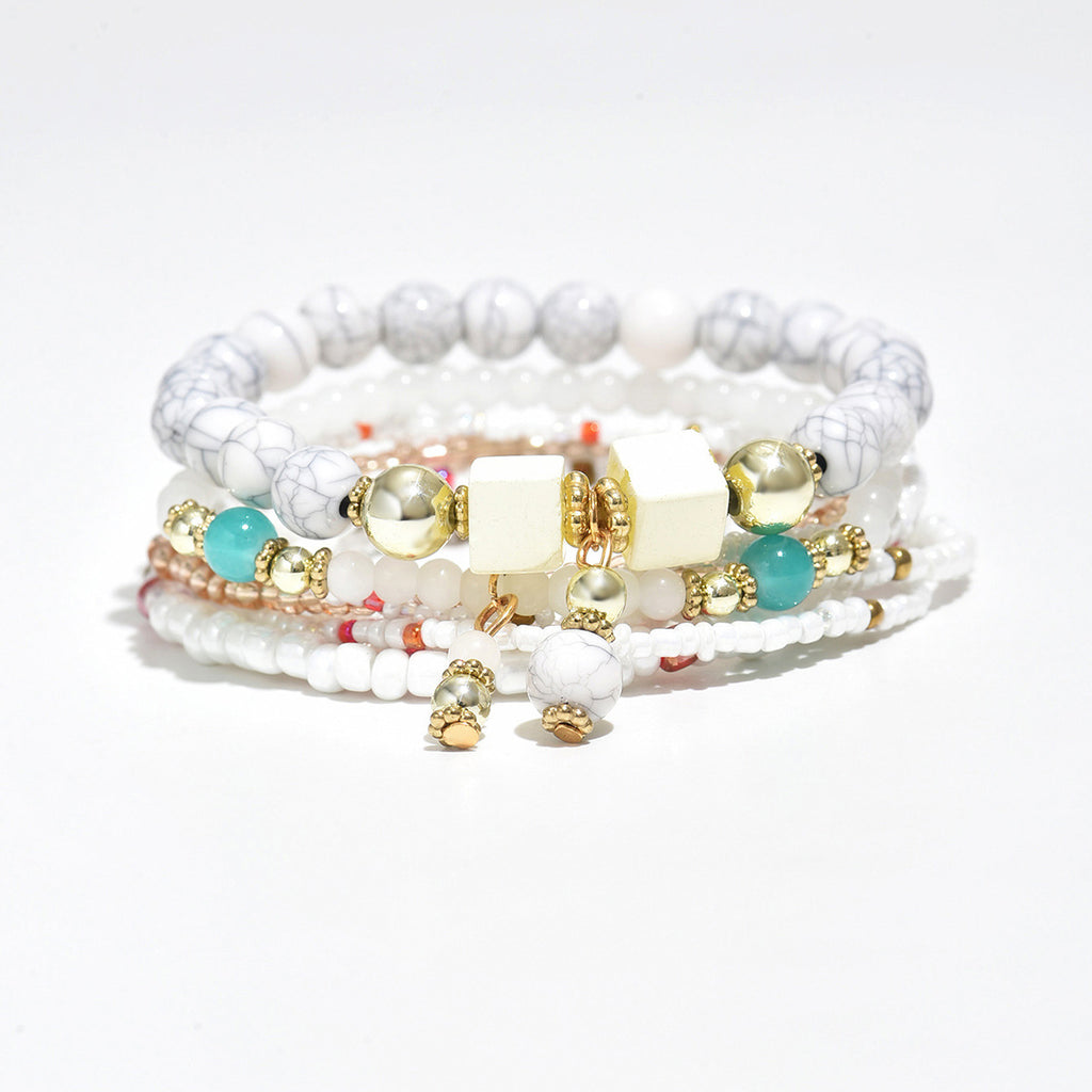 Bohemian Layers That Laugh in Color – Joy Beaded Bracelet