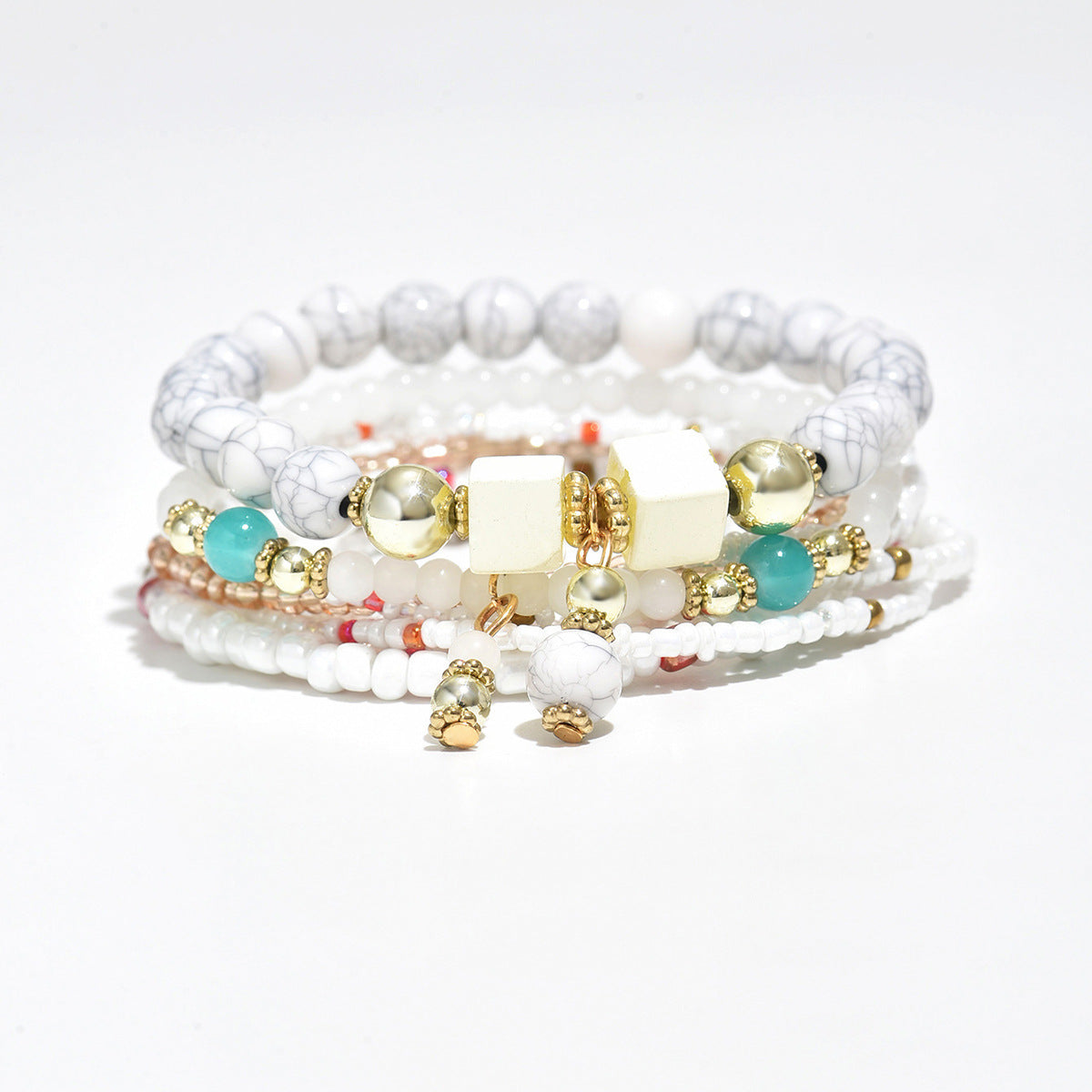 Bohemian Layers That Laugh in Color – Joy Beaded Bracelet