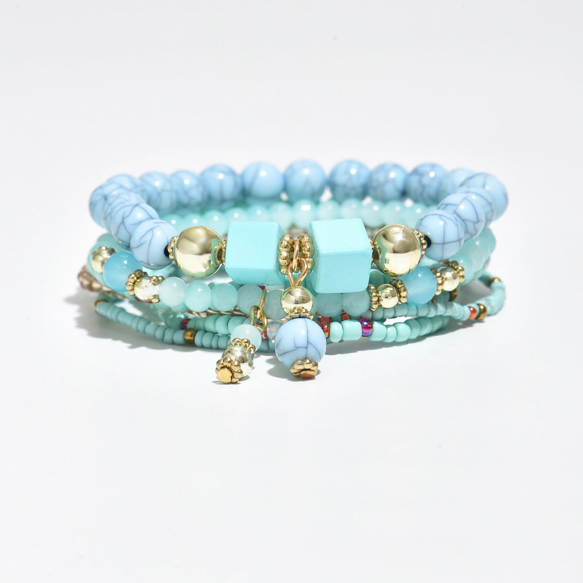 Bohemian Layers That Laugh in Color – Joy Beaded Bracelet