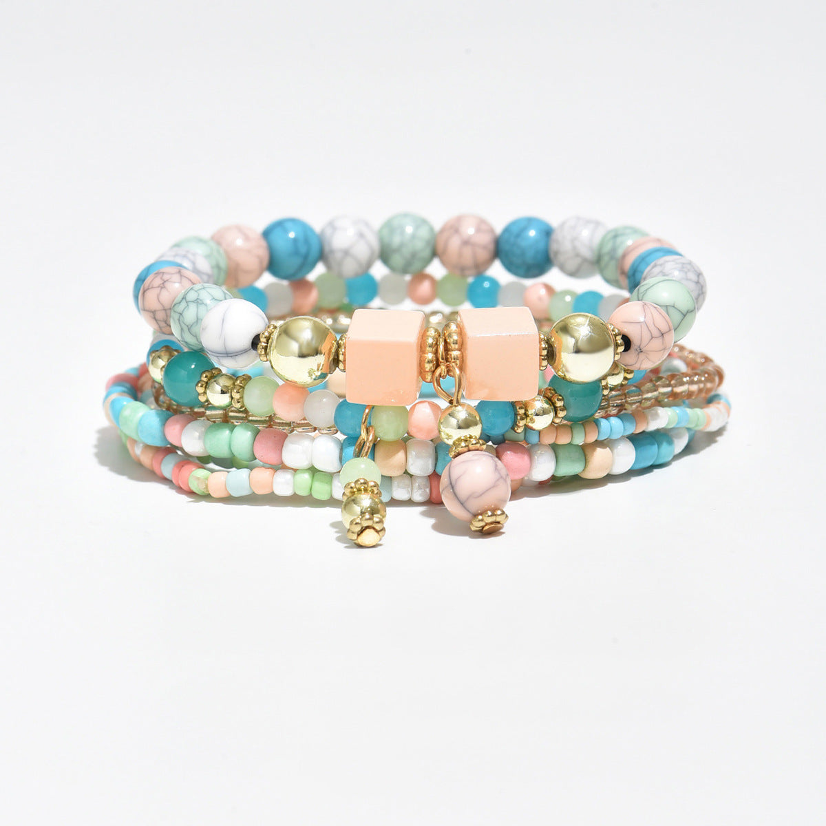 Bohemian Layers That Laugh in Color – Joy Beaded Bracelet