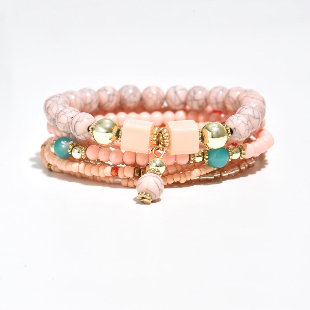 Bohemian Layers That Laugh in Color – Joy Beaded Bracelet