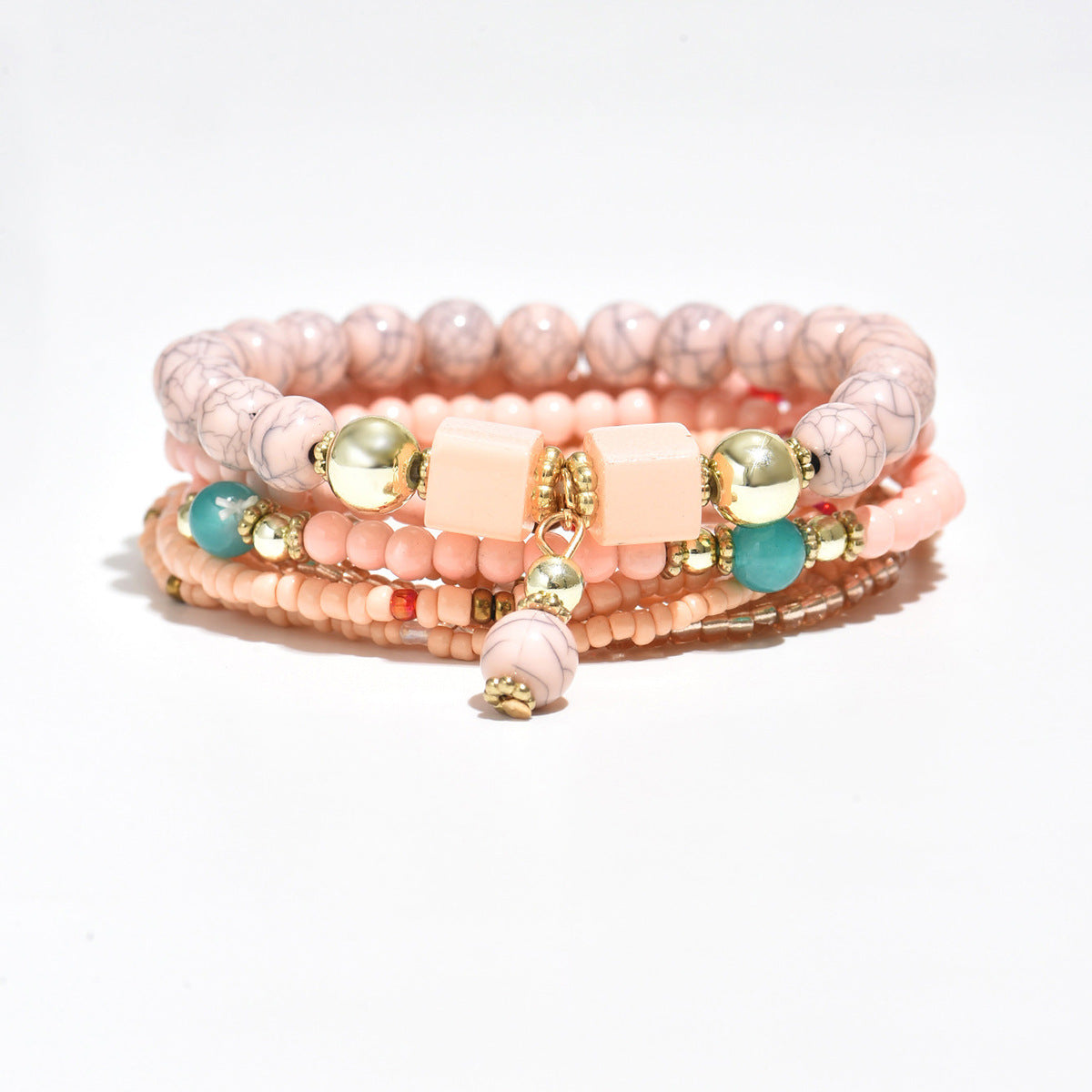 Bohemian Layers That Laugh in Color – Joy Beaded Bracelet