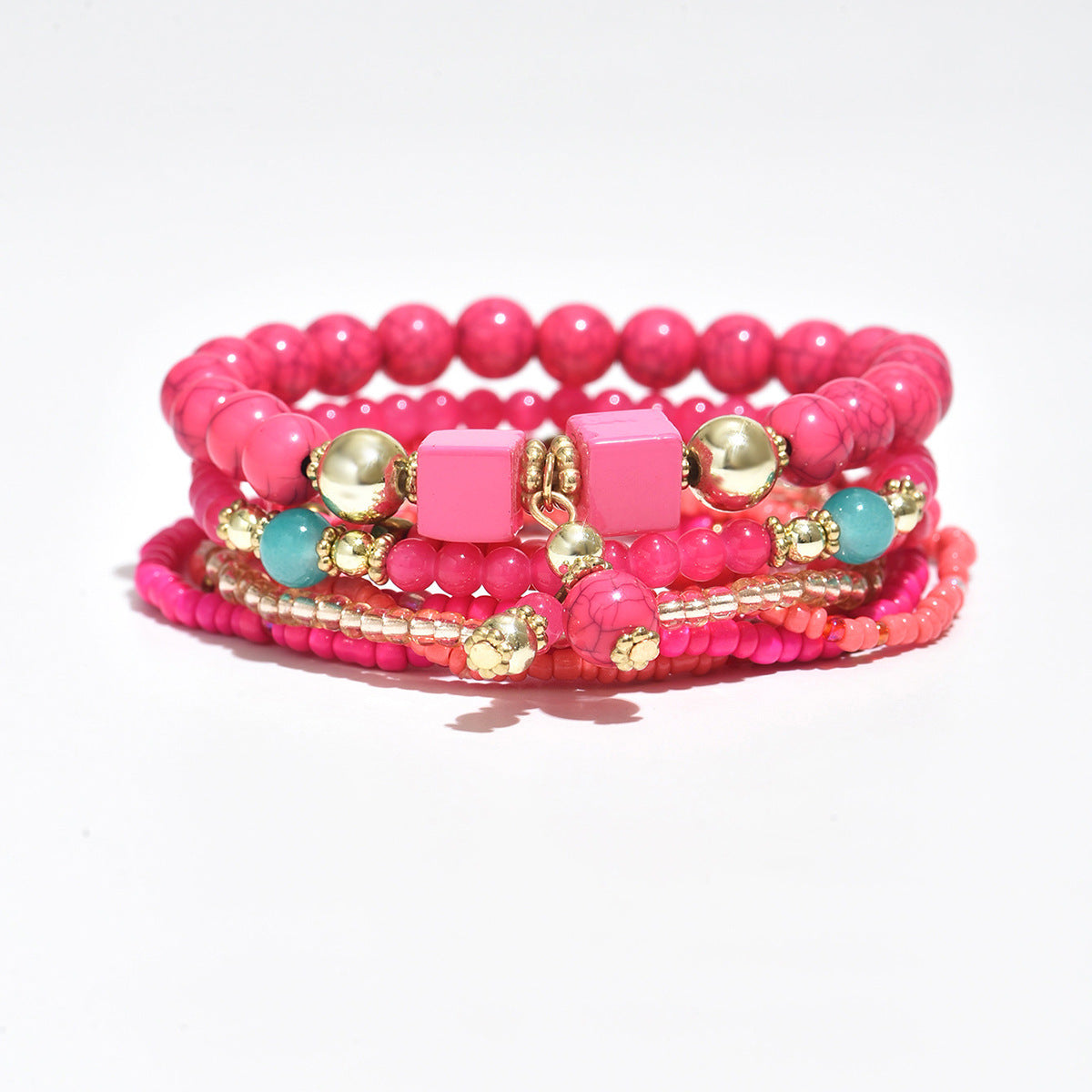Bohemian Layers That Laugh in Color – Joy Beaded Bracelet