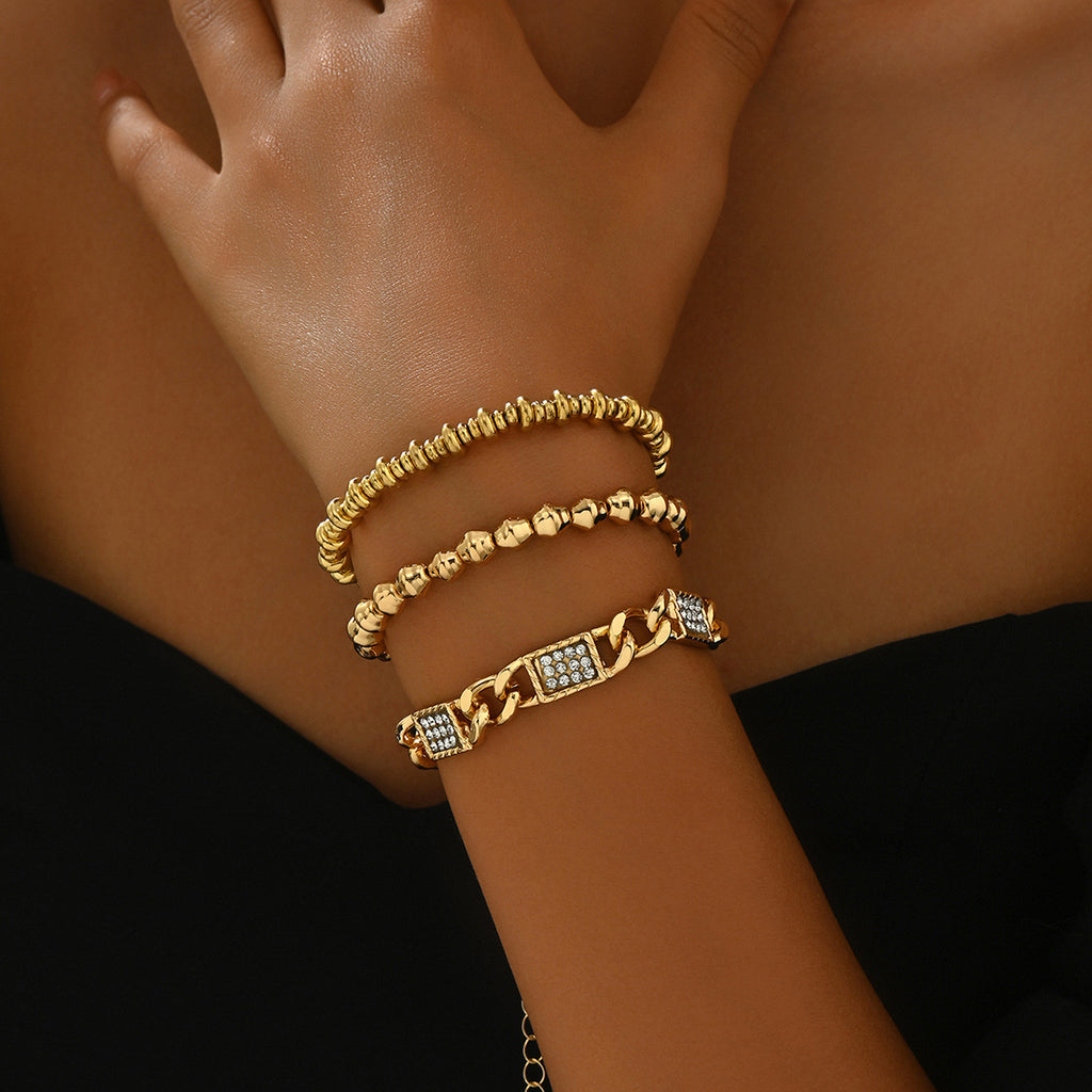 “Shine Through the Insecure” – Zinc & Crystal Bracelet for Quiet Courage