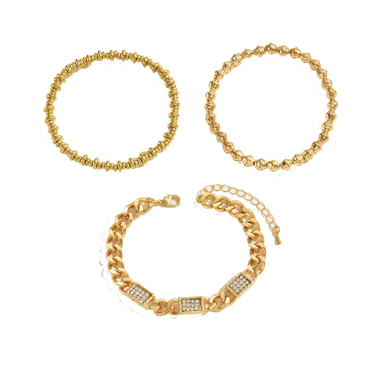 “Shine Through the Insecure” – Zinc & Crystal Bracelet for Quiet Courage