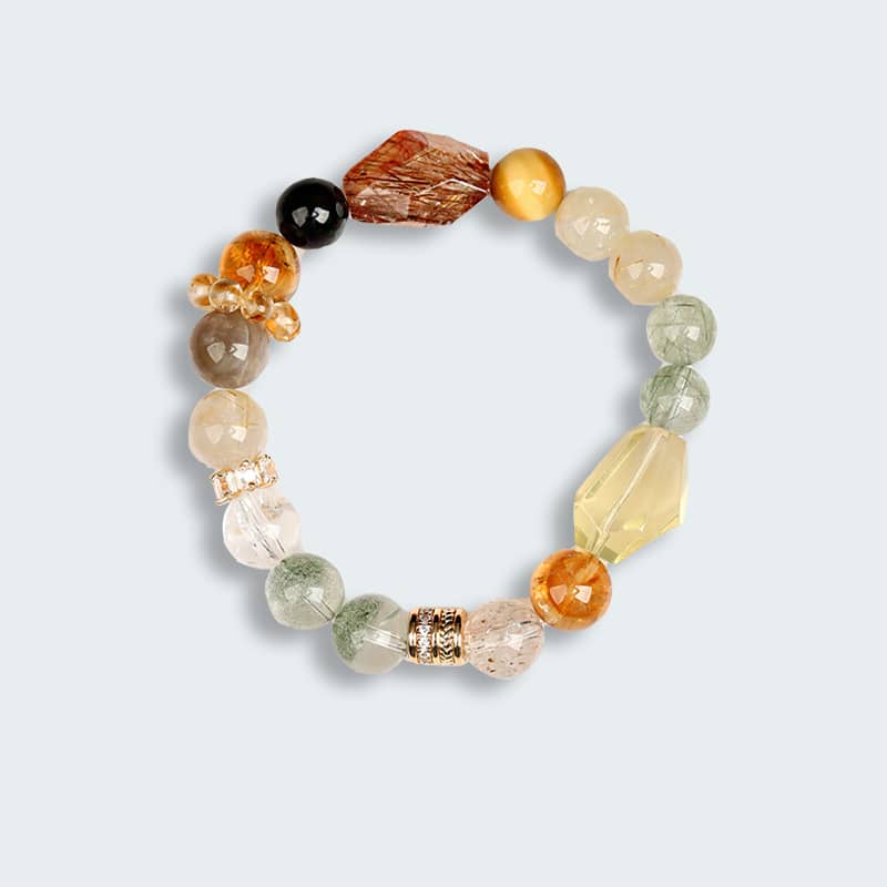 Anxious — Grounded Moments · Natural Crystal Multi-Gem Bracelet