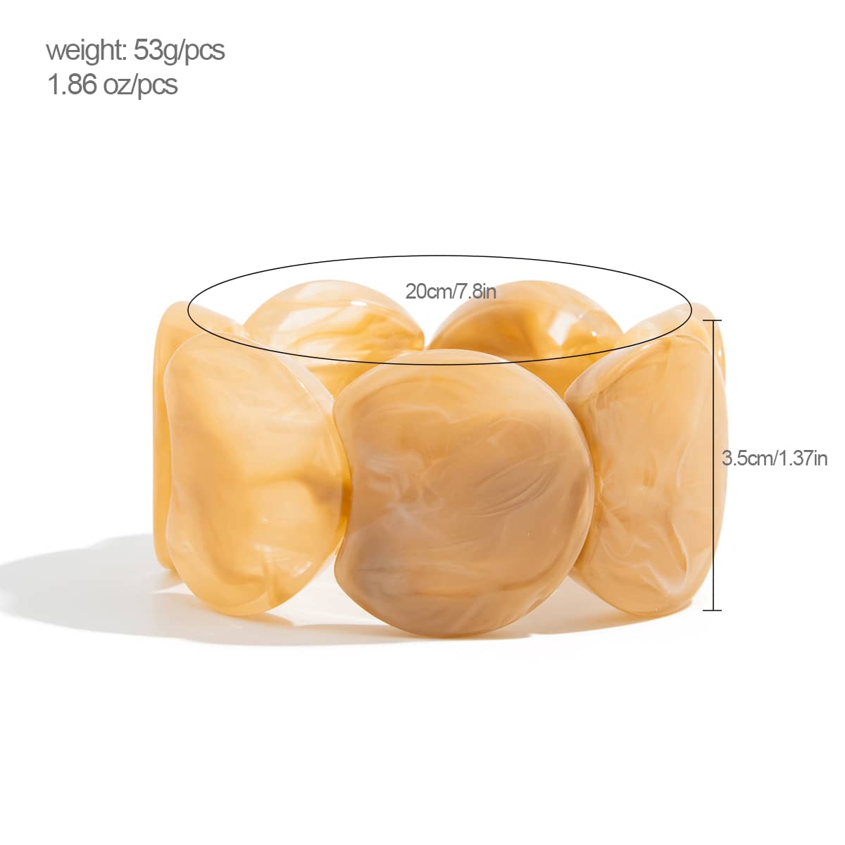 Angry — Everyday Release · Resin Elastic Bangle