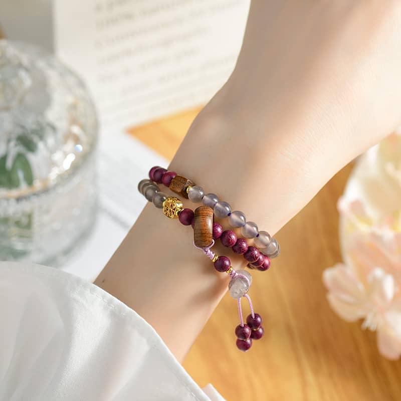 Calm — Twilight Serenity · Double-Wrap Bracelet