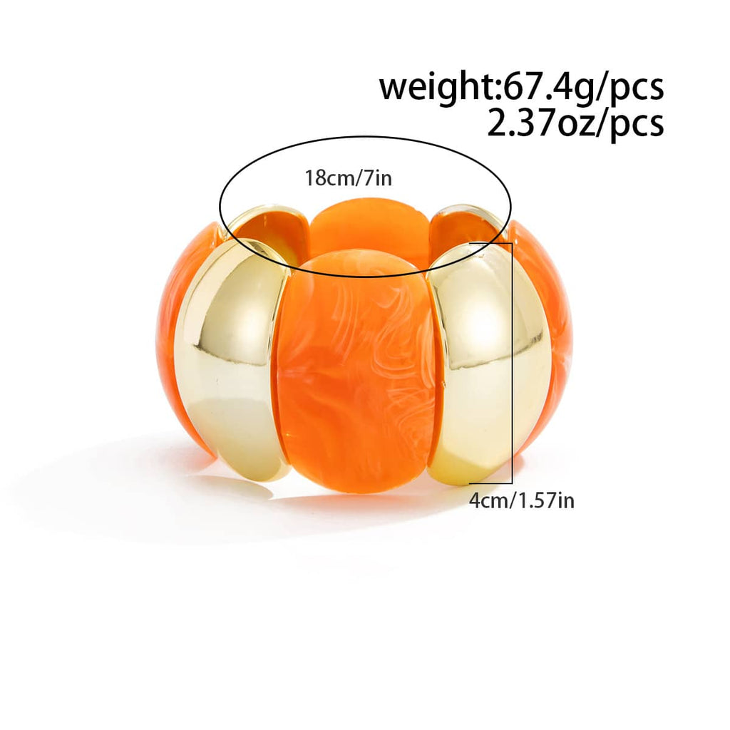 Angry — Tension & Release · Resin & Metal Elastic Bangle