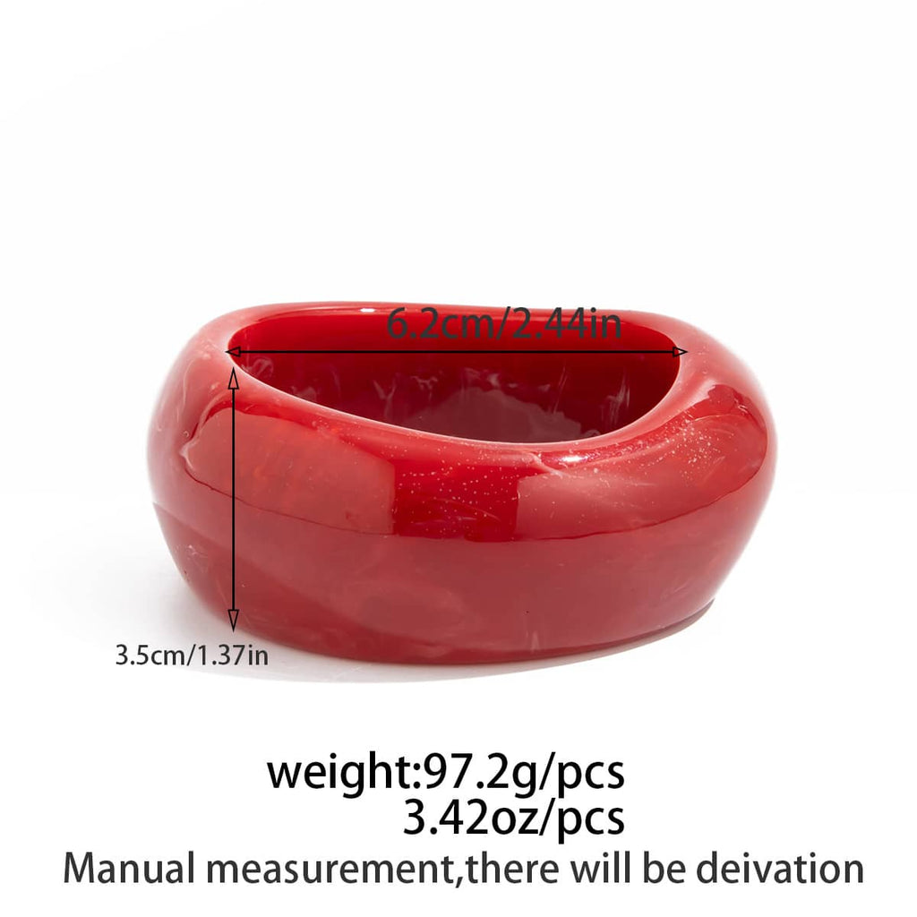 Angry — Smoldering Tortoiseshell · Resin Bangle