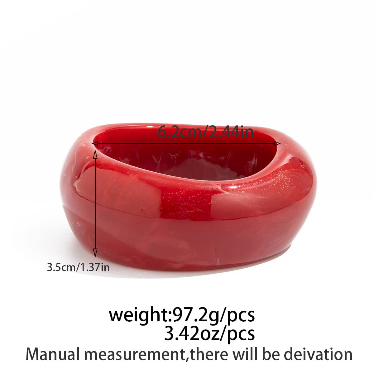 Angry — Smoldering Tortoiseshell · Resin Bangle