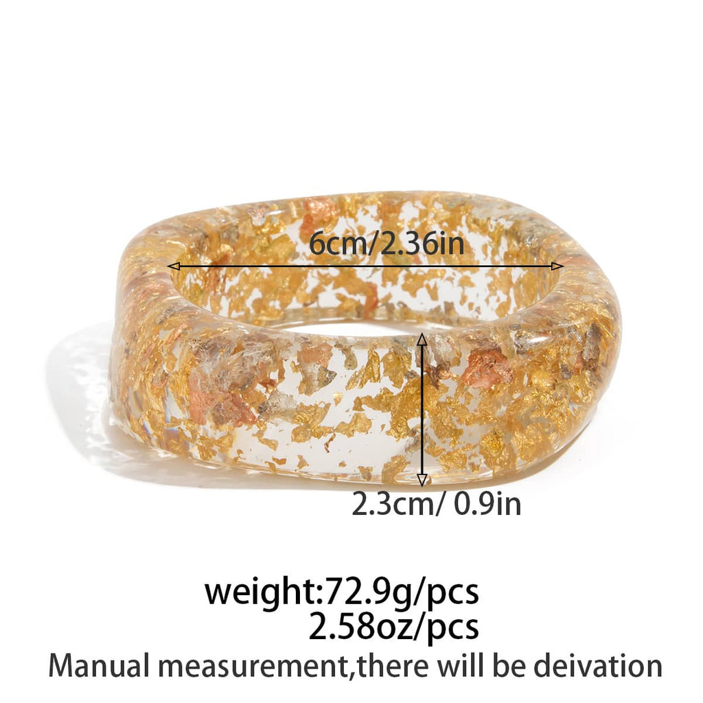 Angry — Smoldering Tortoiseshell · Resin Bangle