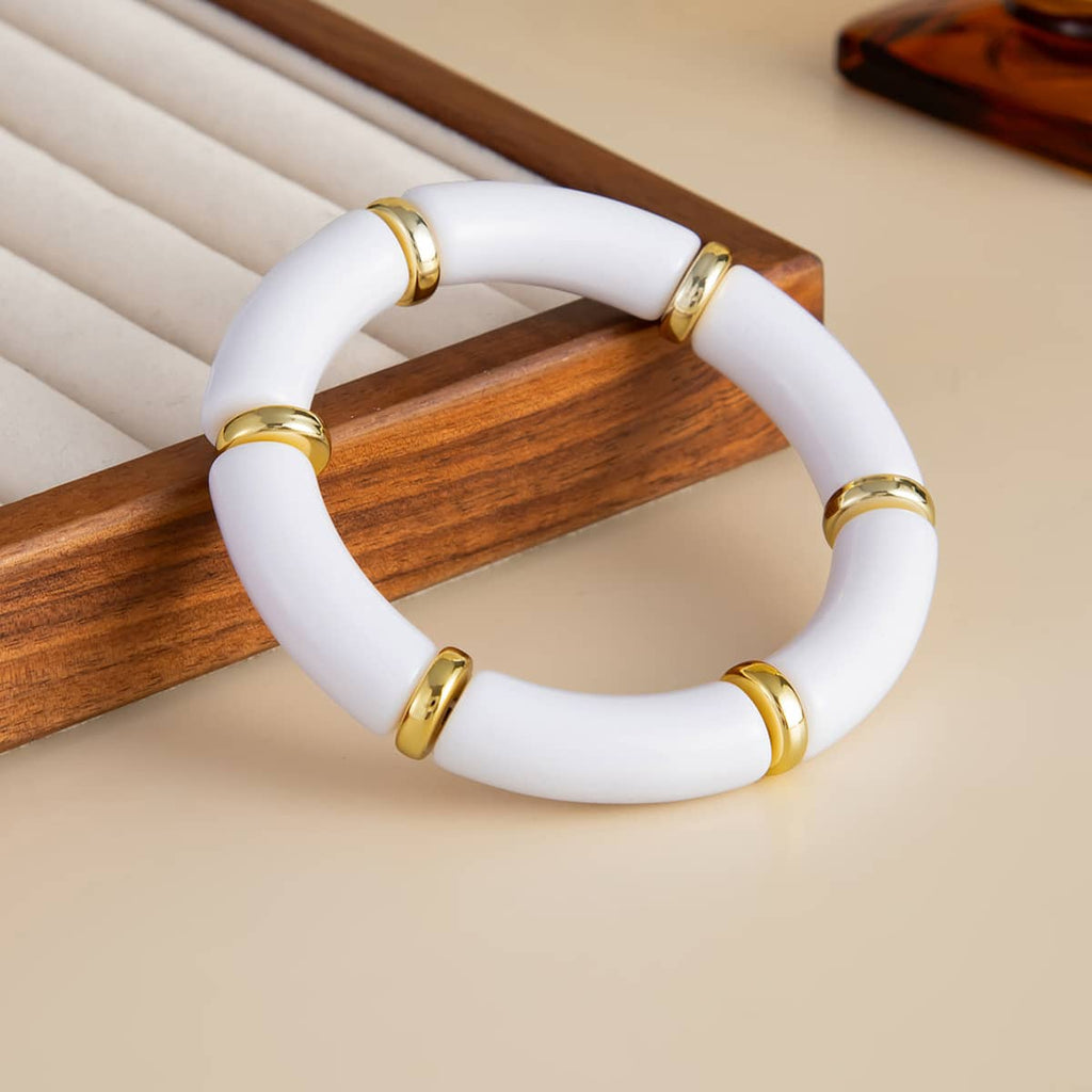 Angry — Bamboo Flow · Resin Geometric Bangle