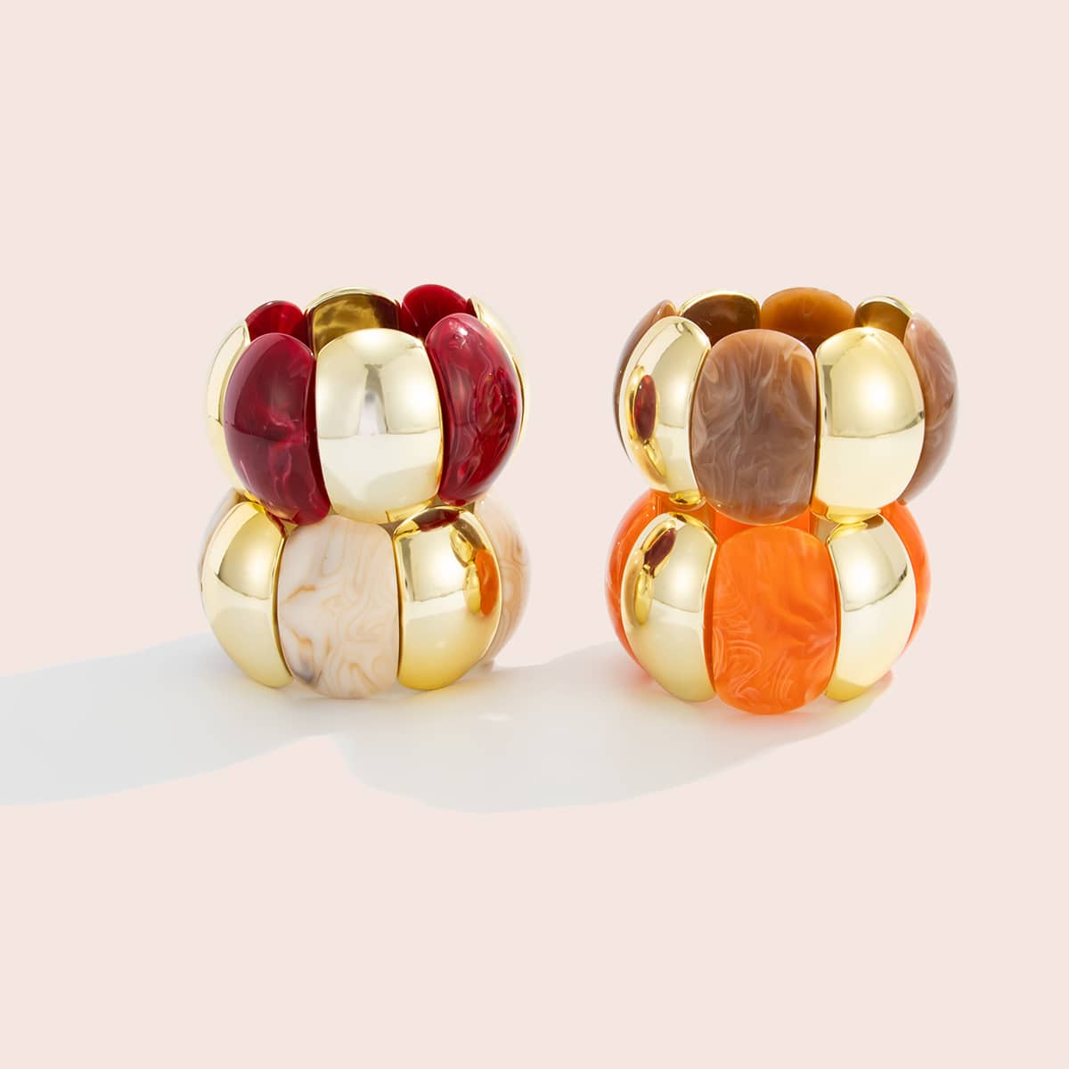 Angry — Tension & Release · Resin & Metal Elastic Bangle