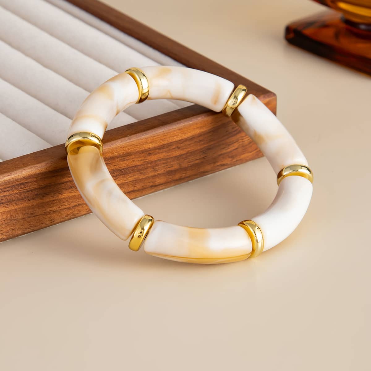 Angry — Bamboo Flow · Resin Geometric Bangle