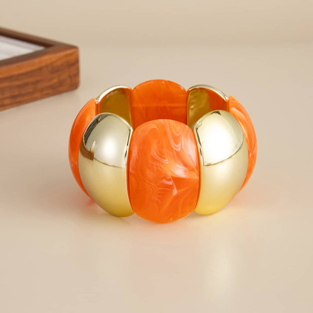 Angry — Tension & Release · Resin & Metal Elastic Bangle