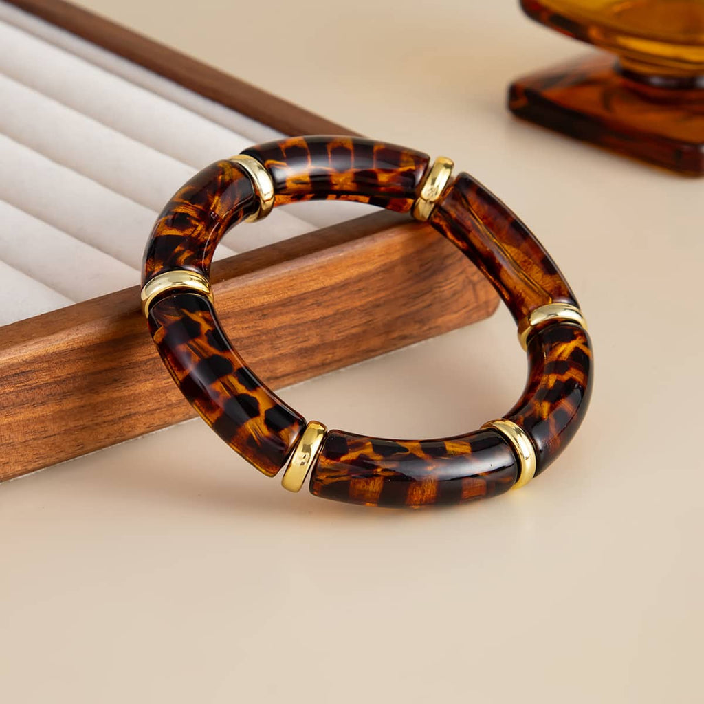 Angry — Bamboo Flow · Resin Geometric Bangle