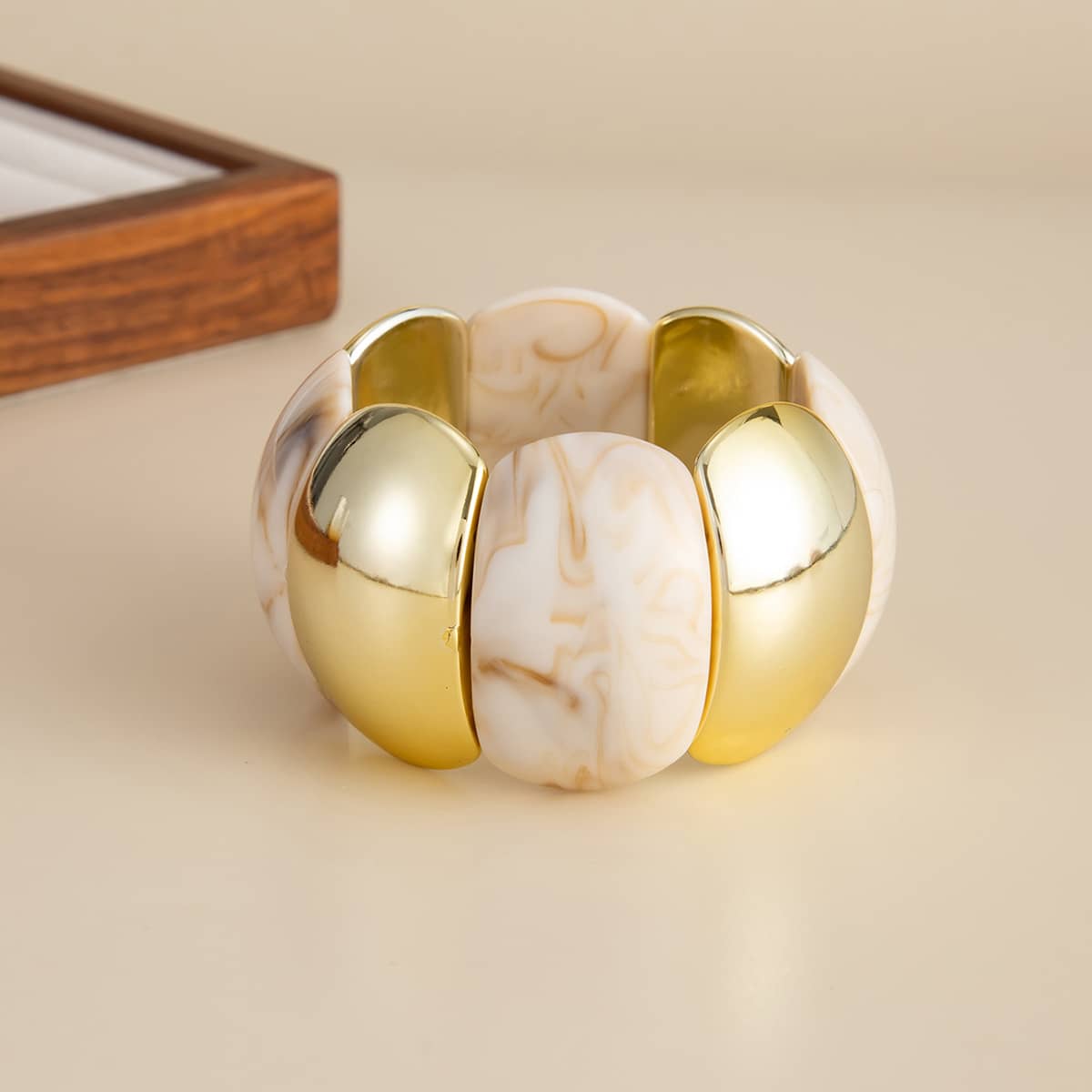 Angry — Tension & Release · Resin & Metal Elastic Bangle