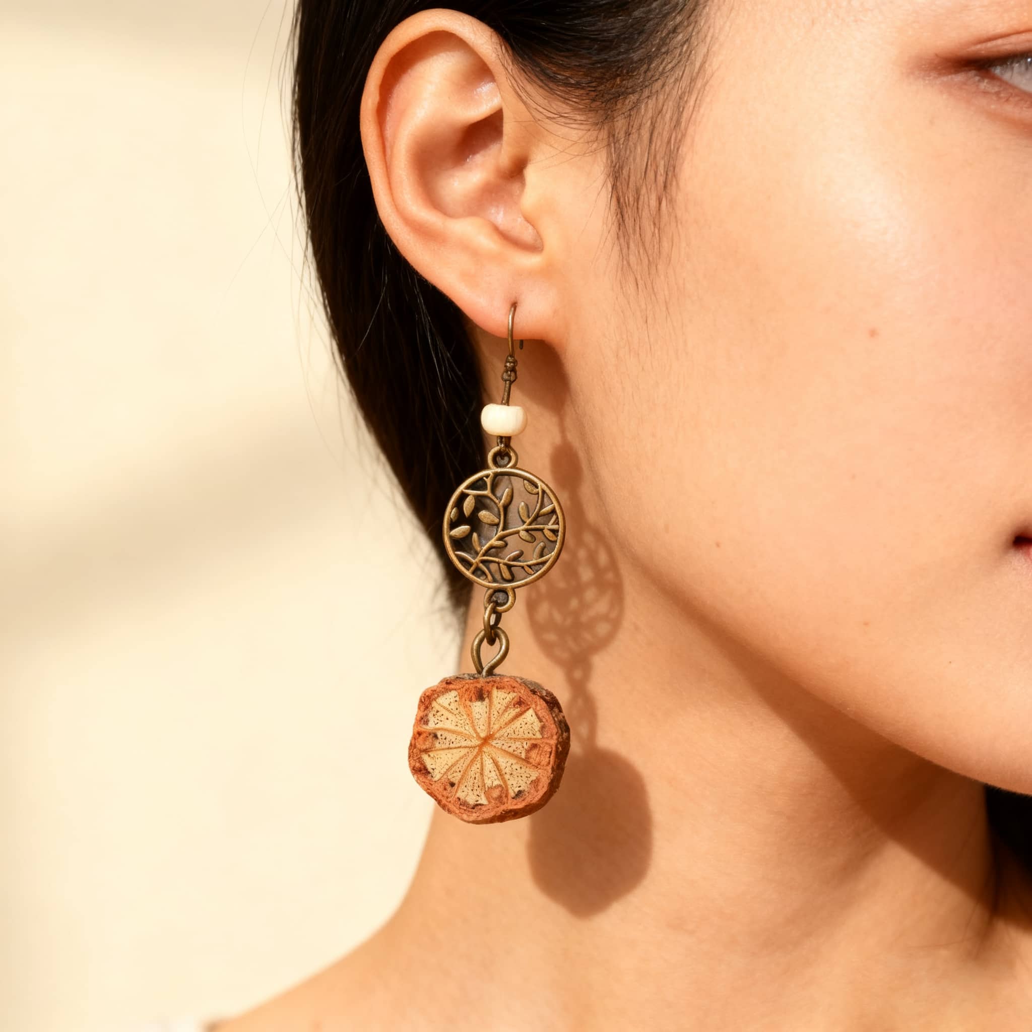 Vintage vine earrings featuring intricate designs and a unique drop style for a trendy look